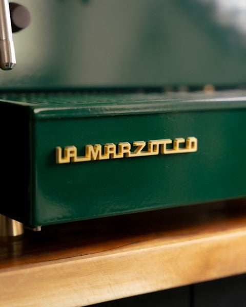 Custom La Marzocco GS3 & Mazzer Grinder Package 24 Carat Gold
