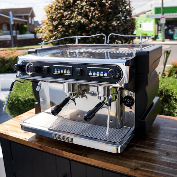 Pre-Loved Expobar Ruggero Alfa – 2 Group Tall Cup – Matt Black