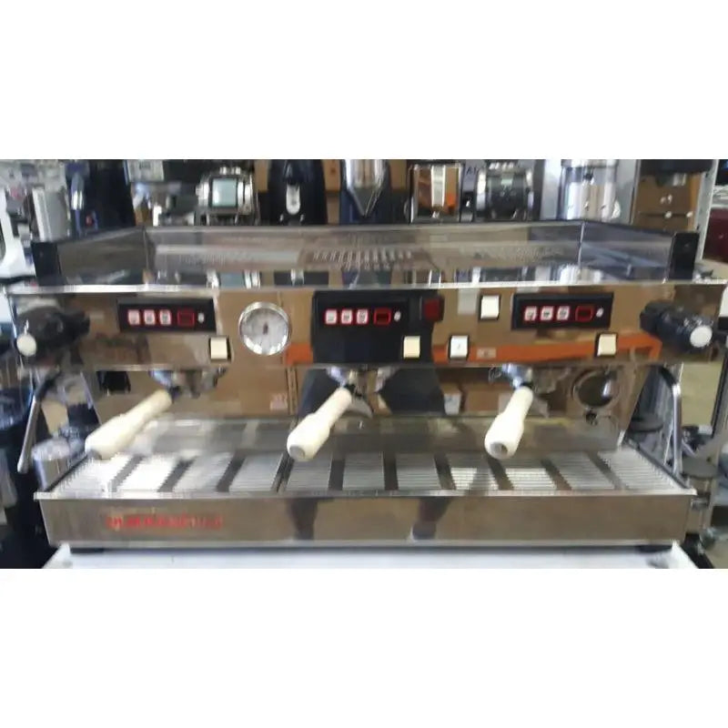3 Group La Marzocco With Chrono Pads White Commercial Coffee