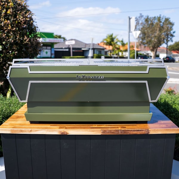 As New Ex-Training Room La Marzocco KB90 ABR – Exclusive Green Finish