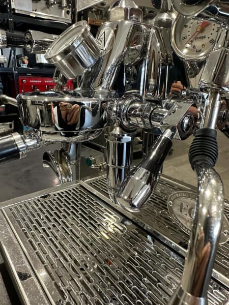 Pre Loved Ecm Syncronika With Flo Cöntrol Semi Command Coffee Machine