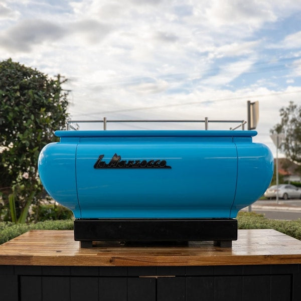 Pre Loved Custom 2 Group La Marzocco FB70 In Sky Blue