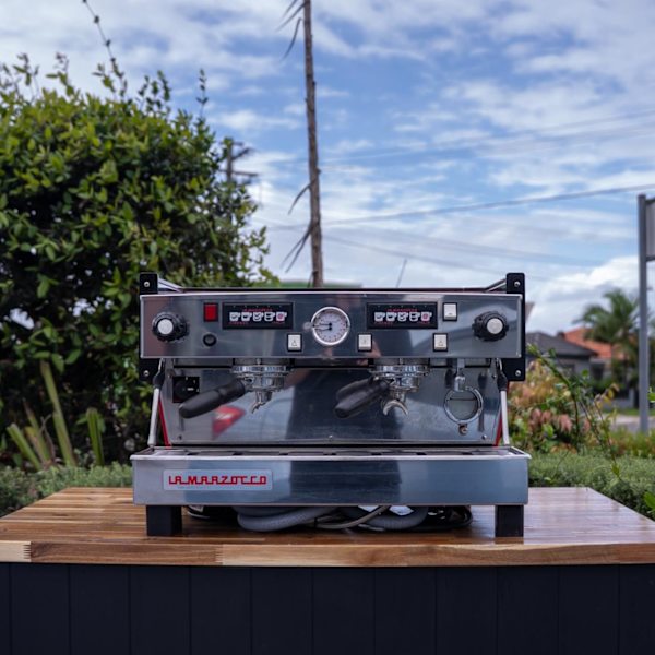 Pre Loved Custom Red 2 Group La Marzocco Linea Av Coffee Machine