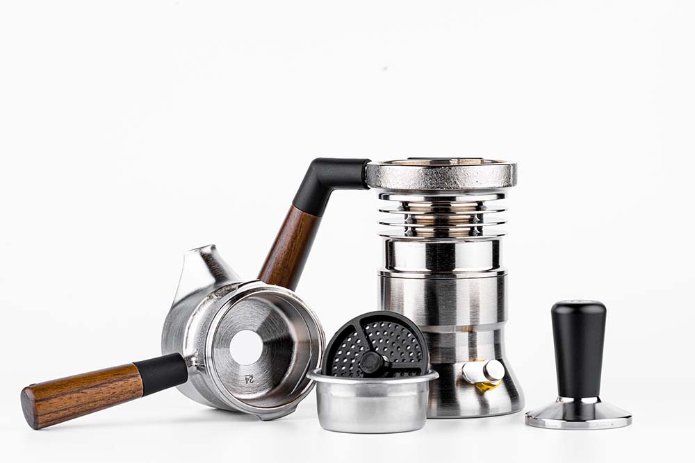 9Barista Espresso Machine Starter Pack With Grinder & Coffee (DOSING FUNNEL AND BASKET INCLUDED) **WAITING ON BACK ORDER FOR IMS PRECISION BASKET - EARLY APRIL**