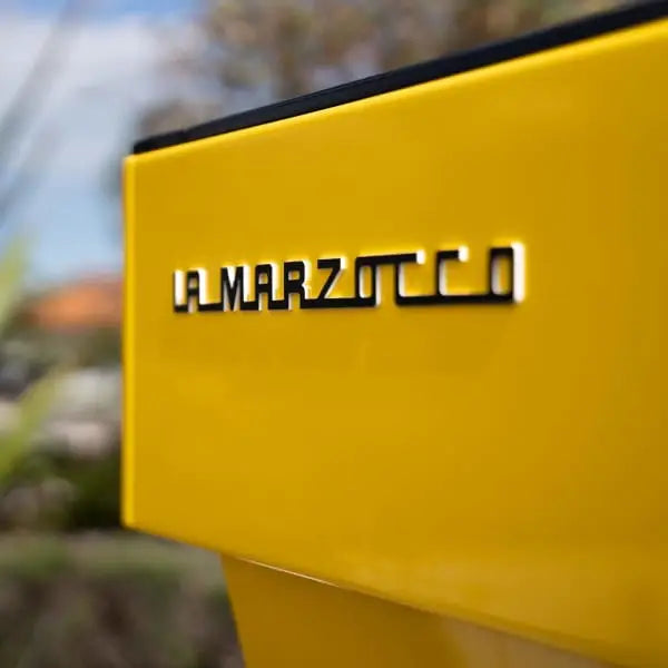 Clean Custom Yellow La Marzocco Linea AV Commercial Coffee