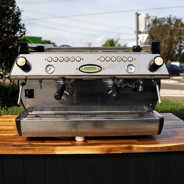 Hard to Come By La Marzocco GB5 – 2 Group Pre-Loved in Stunning Yellow