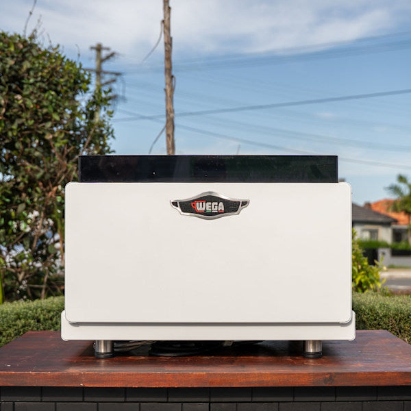 Pre-Owned Wega Pegaso 2 Group Coffee Machine – Custom White – New Touchpad Model