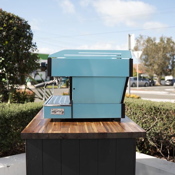 3-Week-Old Custom La Marzocco PB – Baby Blue – Partnership Split