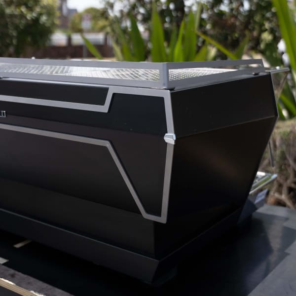 Clean 3 Group Matt Black La Marzocco KB90 Commercial Coffee Machine