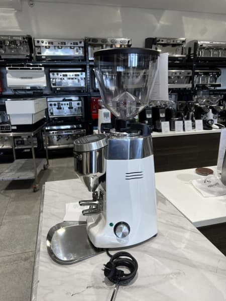 Demo Display Mazzer Kony S White Commercial Coffee Grinder