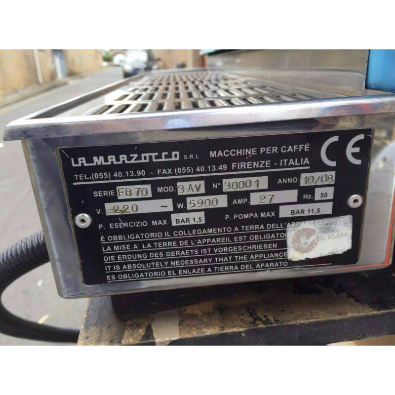 Used La Marzocco FB70 3 Group High Cup Commercial Coffee Machine