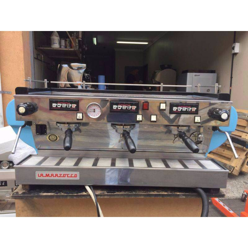 Used La Marzocco FB70 3 Group High Cup Commercial Coffee Machine