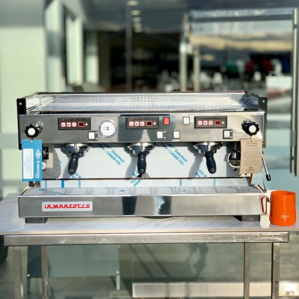 Brand New Custom 3 Group La Marzocco Linea Shot Timer Coffee Machine