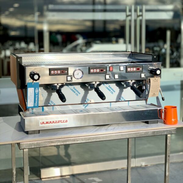 Brand New Custom 3 Group La Marzocco Linea Shot Timer Coffee Machine