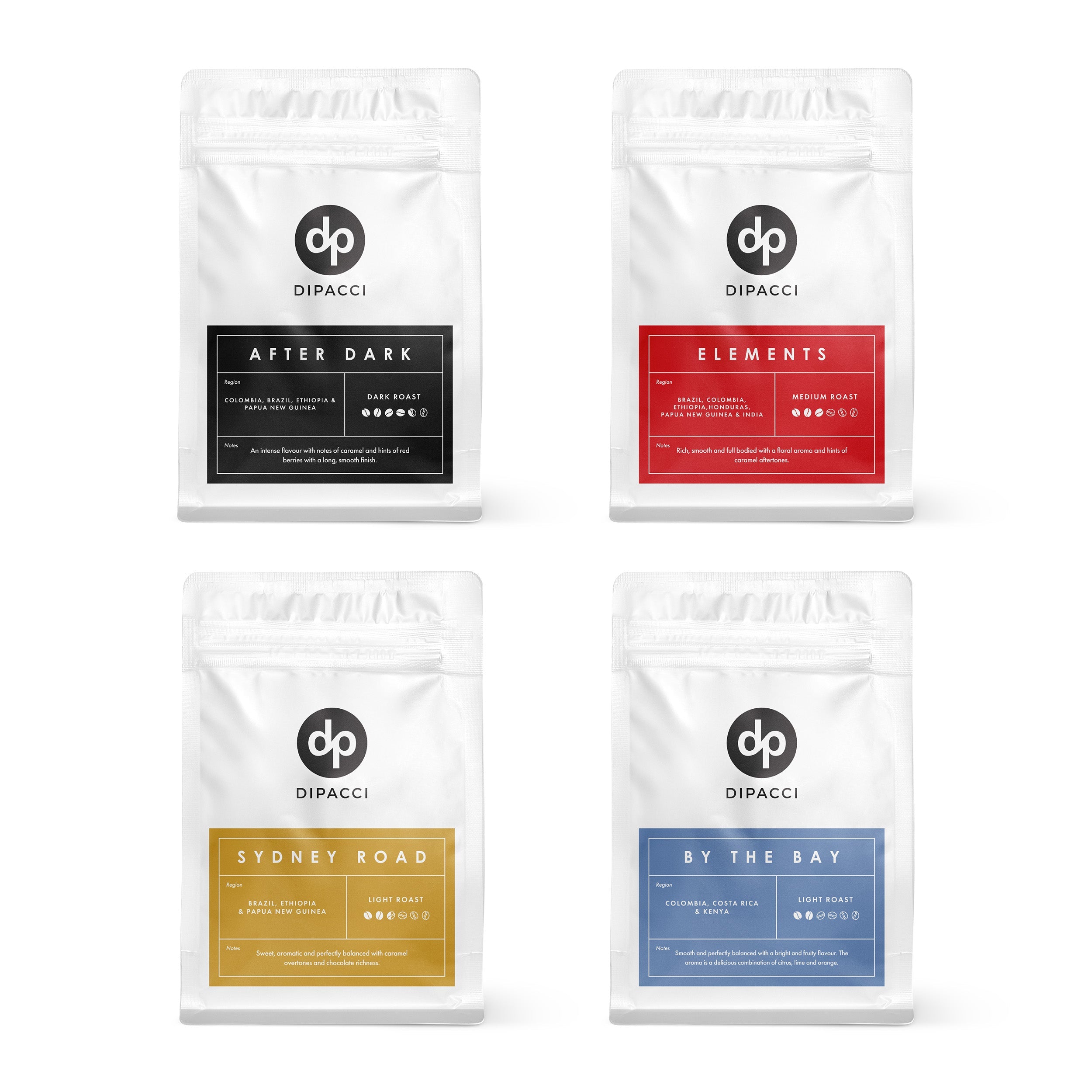 Dipacci Coffee Co. Sample Pack (4 x 250G)