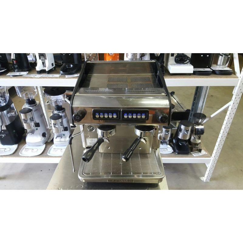 Cheap Used 2 Group 10 Amp High Cup Compact Commercial Coffee Machine