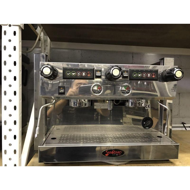 Cheap 2 Group Compact Sanremo Commercial Coffee Machine