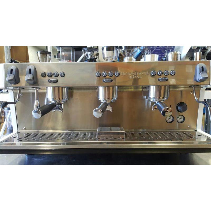 Demo Iberital 3 Group High Cup Commercial Coffee Machine