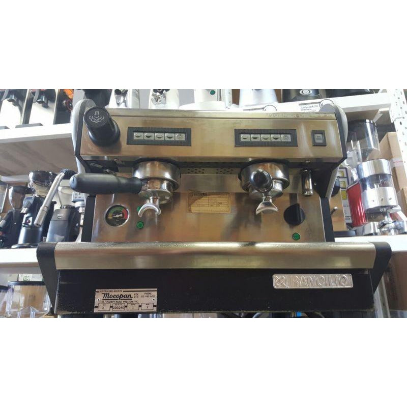 Cheap 2 Group Semi Compact Rancilio Commercial Coffee Machine