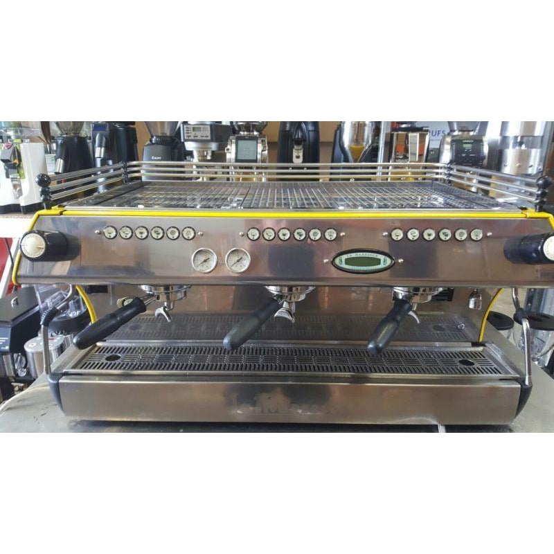 Pre-Owned Yellow 3 Group La Marzocco FB80 Commercial Coffee Machine