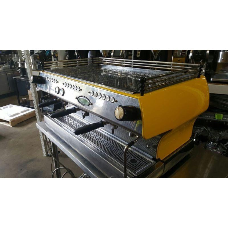Pre-Owned Yellow 3 Group La Marzocco FB80 Commercial Coffee Machine