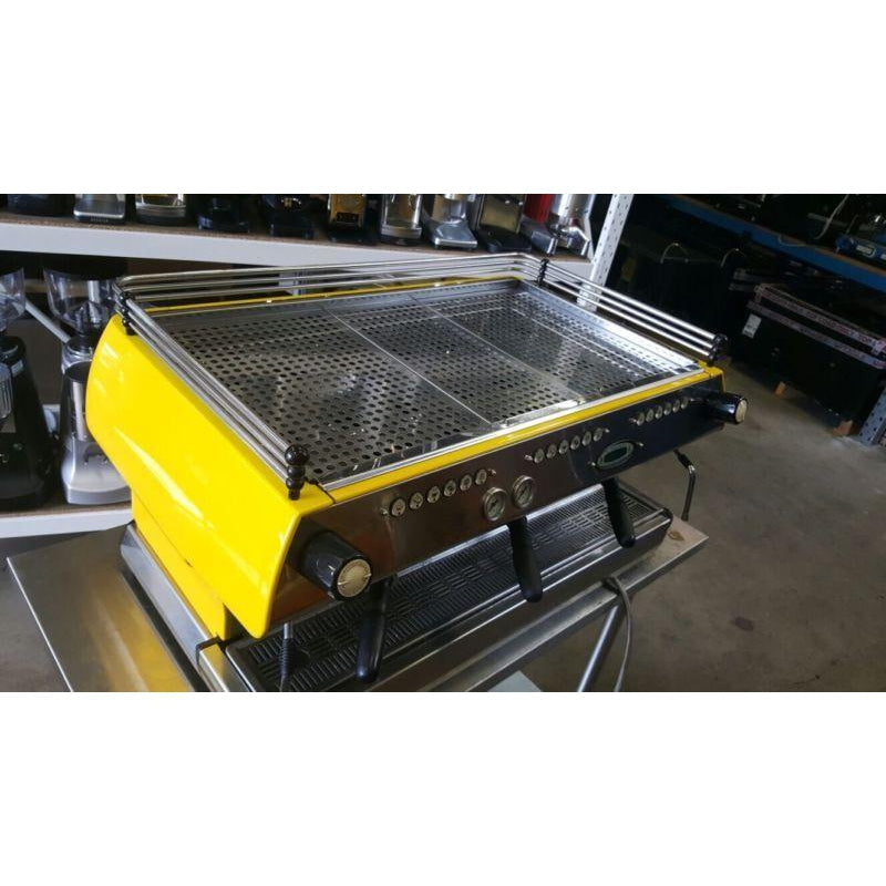 Pre-Owned Yellow 3 Group La Marzocco FB80 Commercial Coffee Machine