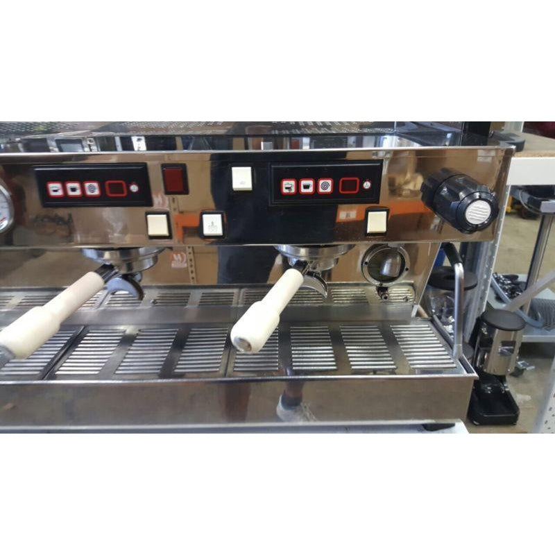 3 Group La Marzocco With Chrono Pads White Commercial Coffee Machine