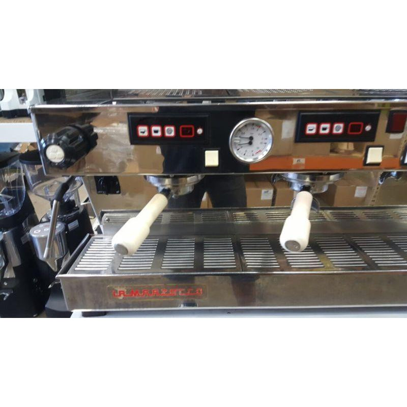 3 Group La Marzocco With Chrono Pads White Commercial Coffee Machine