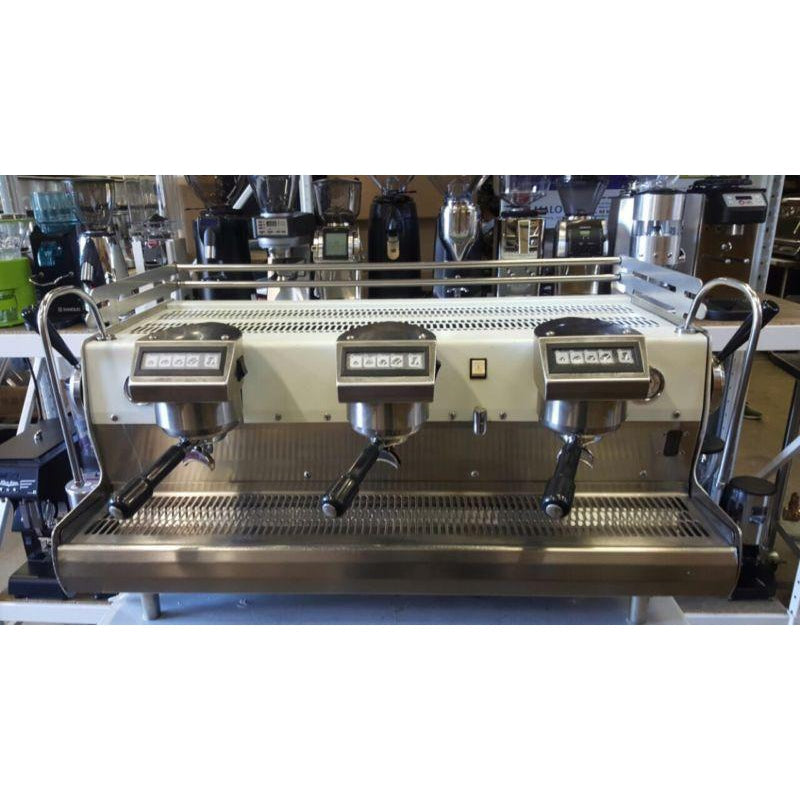 Cheap 3 Group SYNESSO CYNCRA Matt White Commercial Coffee Machine