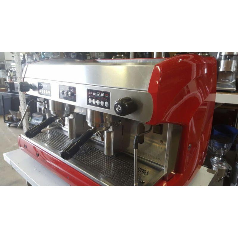 Cheap 2 Group Red Wega Polaris Commercial Coffee Machine