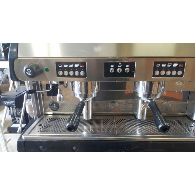 Black workhorse 3 Group Wega Polaris Commercial Coffee Machine