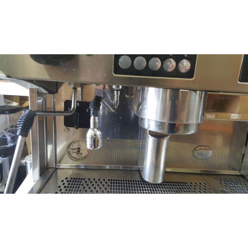 Re-furbished 2 Group Wega Polaris In White Commercial Coffee Machine