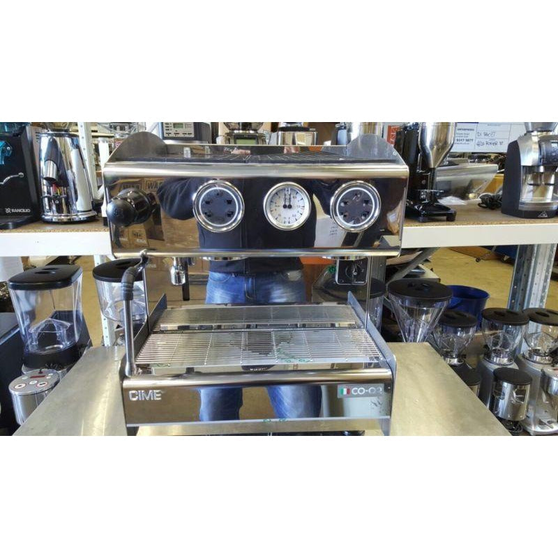 New 2 Group Compact 10 Amp Commercial Coffee Machine Built In Tank