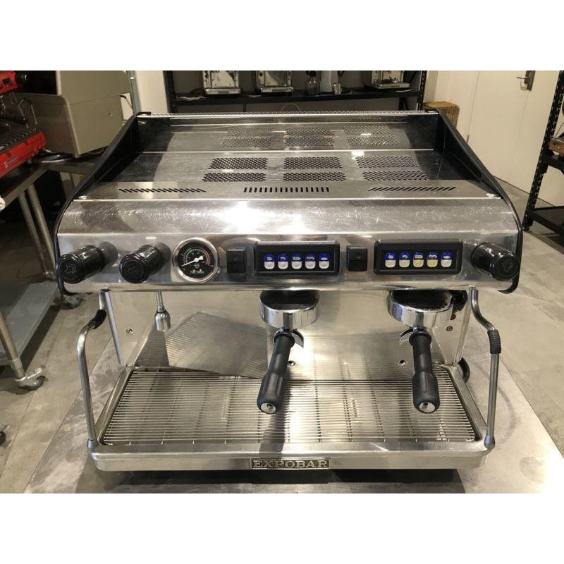 Pre-Owned 2 Group High Cup Expobar Mega Crem Commercial Coffee Machine