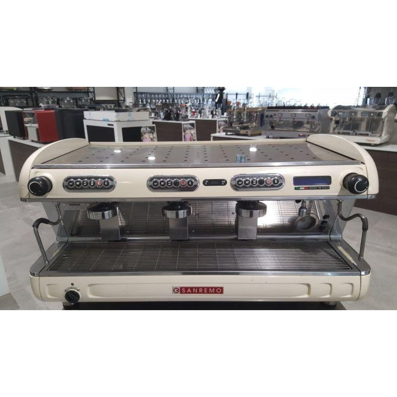 Used 3 Group Sanremo Verona Multiboiler Commercial Coffee Machine