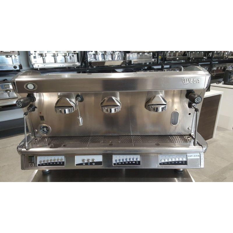 Cheap Second Hand 3 Group High Cup Wega Commercial Coffee Machine