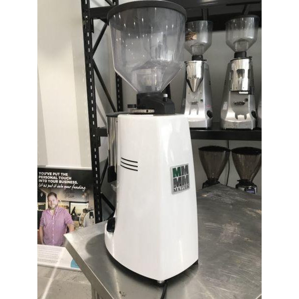 Cheap Mazzer Robur Automatic In White Commercial Coffee Grinder