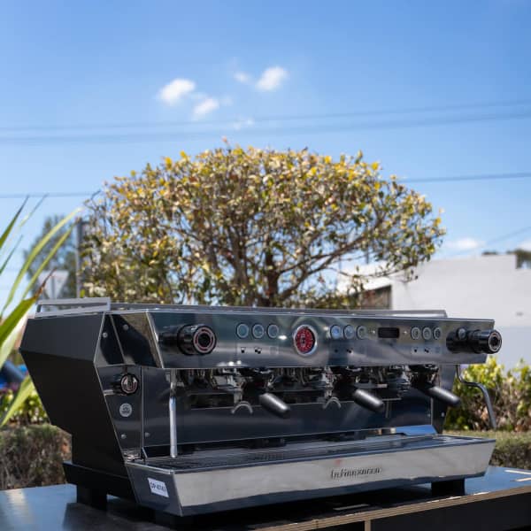 Clean 3 Group Matt Black La Marzocco KB90 Commercial Coffee Machine