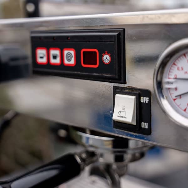 Pale Pink La Marzocco Linea With Shot Timers Commercial Coffee Machine
