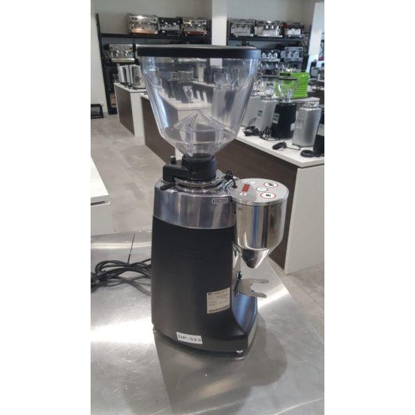 Pre-Owned Black Mazzer Kony Electronic In Black Coffee Bean Espresso Grinder