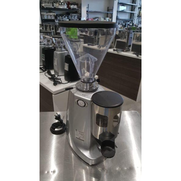 Demo Silver Mazzer Super Jolly Automatic Coffee Bean Espresso Grinder