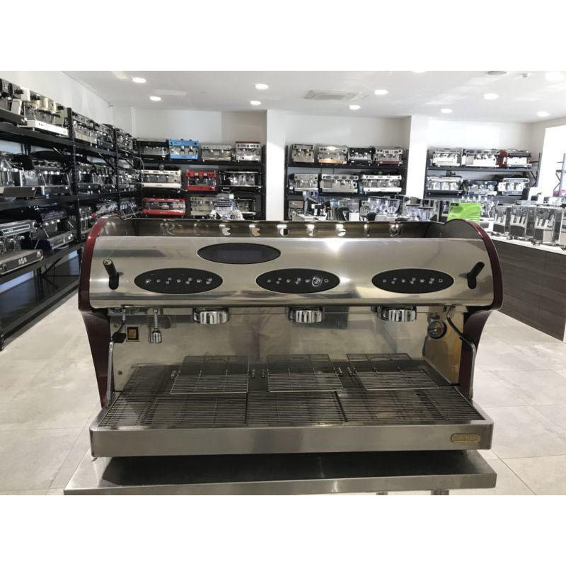 Used 3 Group Carimali Kicko High Cup Commercial Coffee Machine