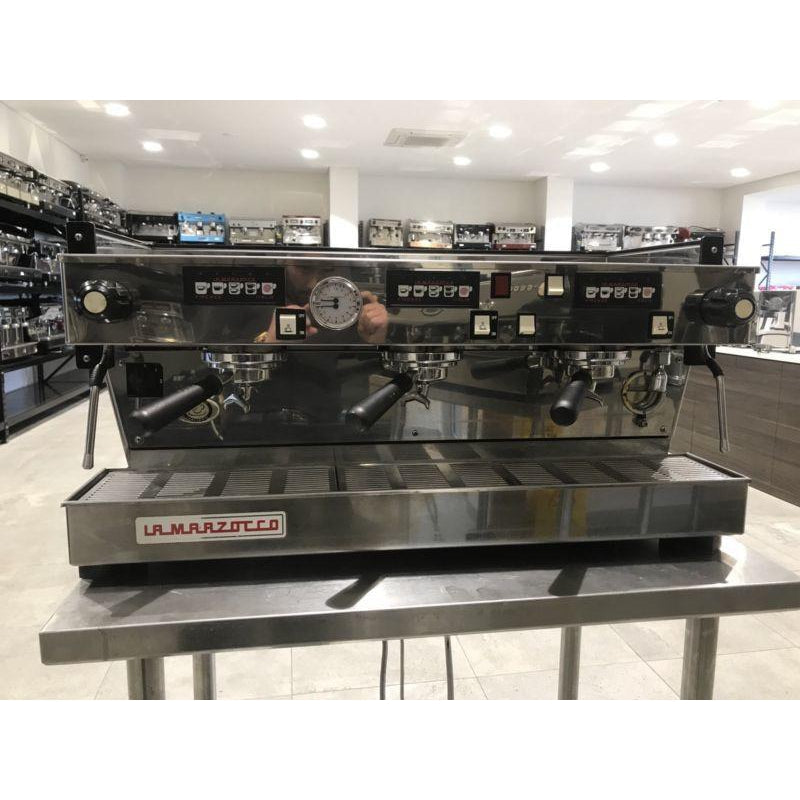 Used 3 Group High Cup La Marzocco Linea AV Commercial Coffee Machine