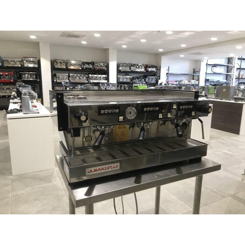 Used 3 Group High Cup La Marzocco Linea AV Commercial Coffee Machine