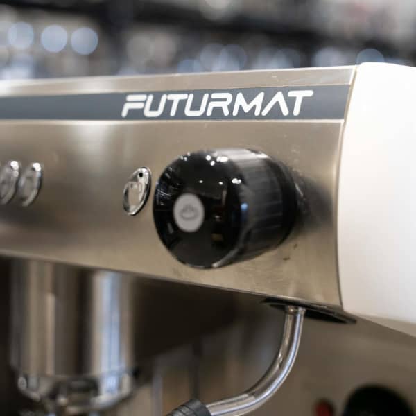 Clean 2 Group Futurmatt Commercial Coffee Machine In White