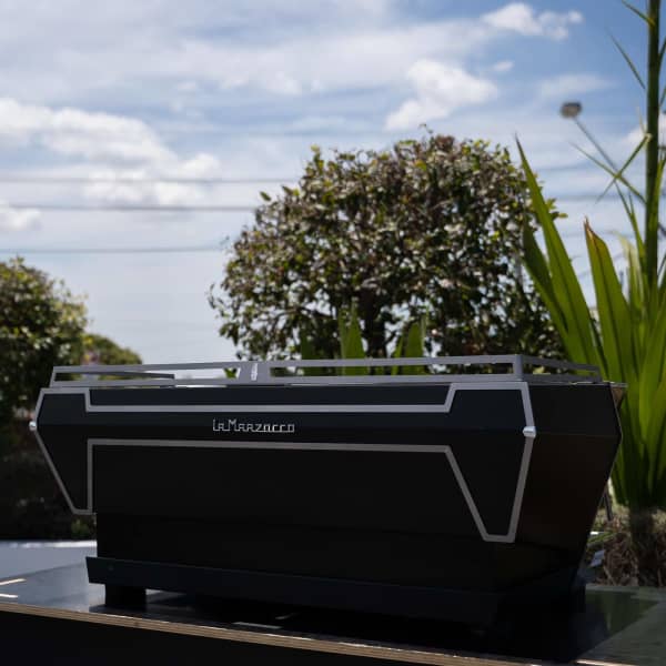 Clean 3 Group Matt Black La Marzocco KB90 Commercial Coffee Machine