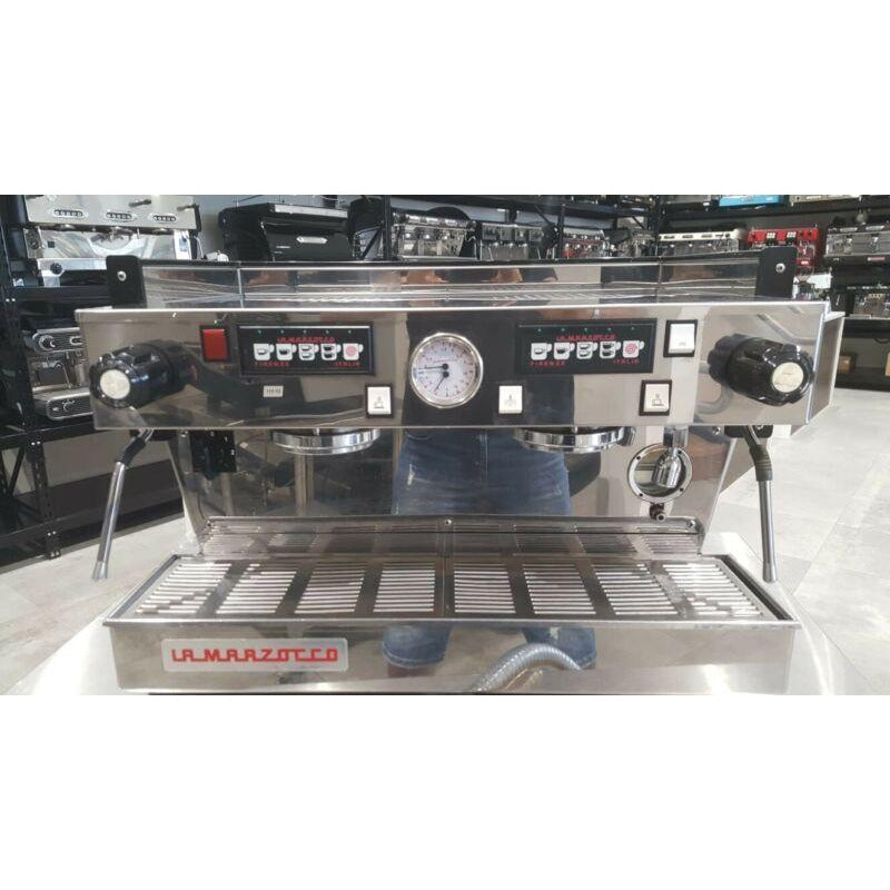 As New 2 Group La Marzocco Linea AV High Cup Commercial Coffee Machine silver