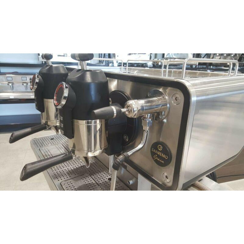 Immaculate Pre-Owned 2 Group San Remo Opera Commercial Coffee Machine