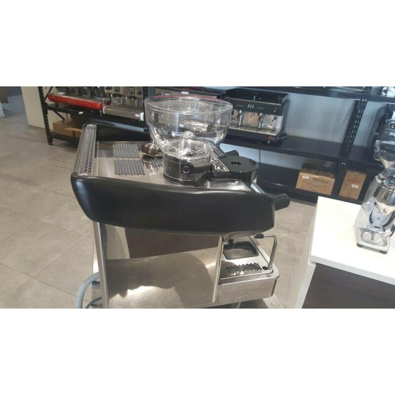 One Group 10 Amp Commercial Coffee Machine with Built In Grinder