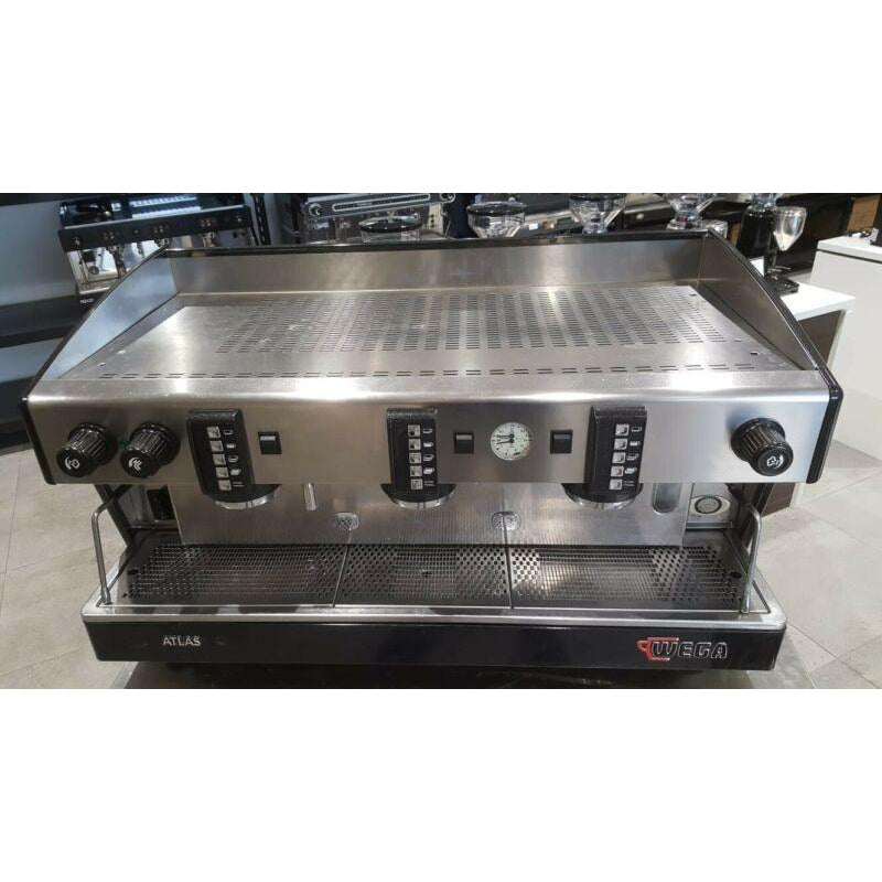 Cheap BLACK Workhorse 3 Group Wega Atlas Commercial Coffee Machine